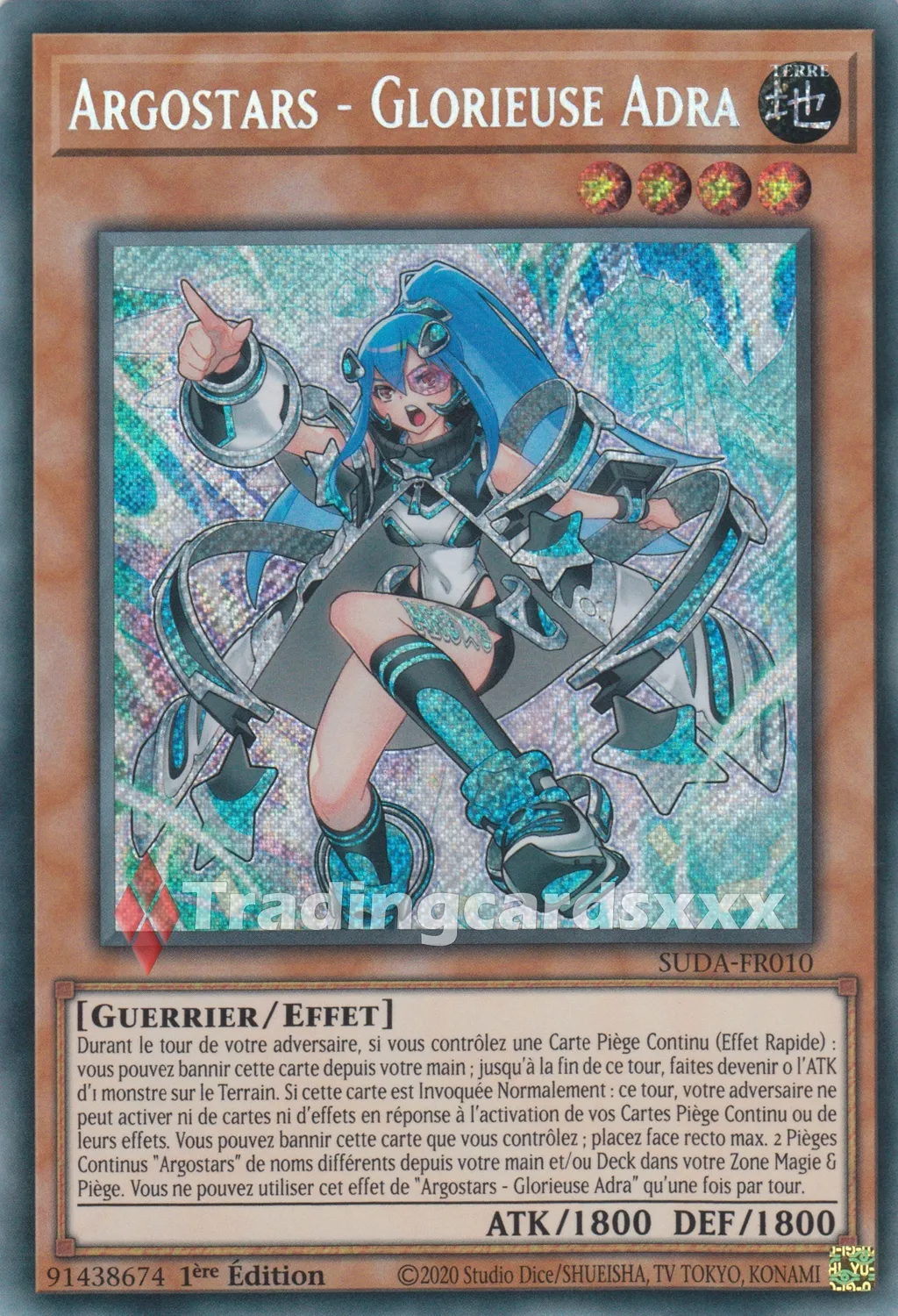 Yu-Gi-Oh! Argostars Glorieuse Adra carte