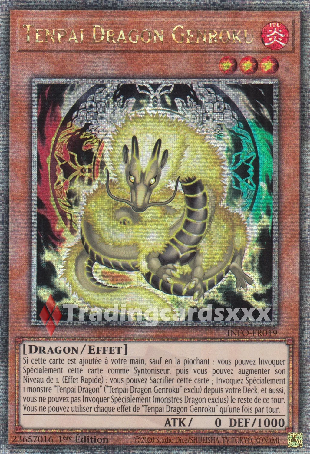Yu-Gi-Oh! Tenpai Dragon Genroku carte