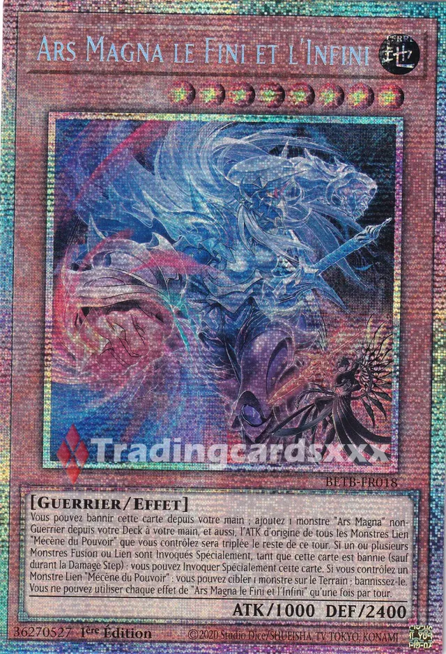 Yu-Gi-Oh! Ars Magna le Fini et l'Infini BETB-FR018 carte 1ère édition