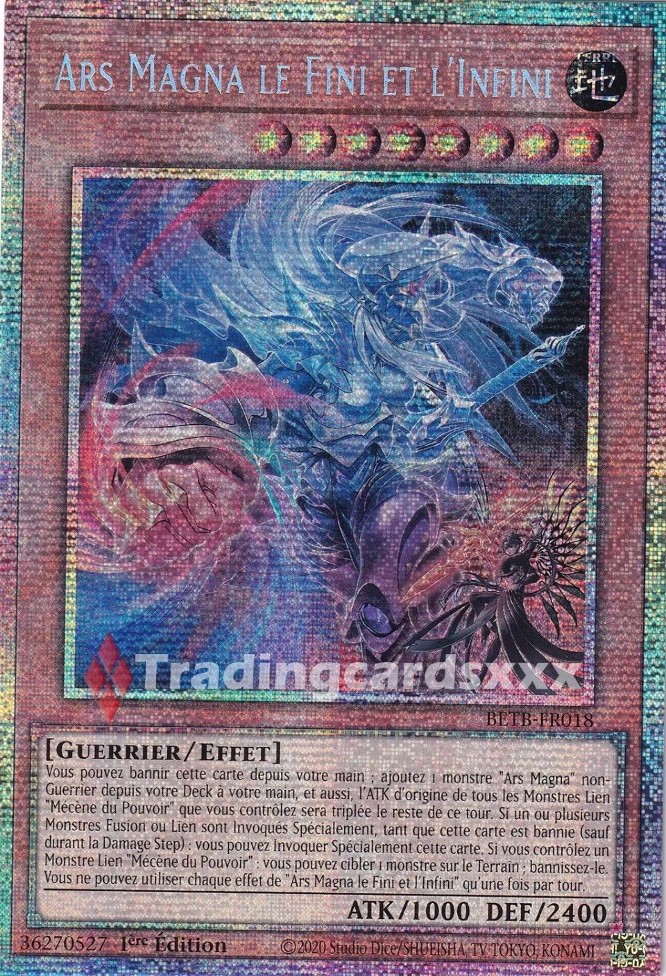 Yu-Gi-Oh! Ars Magna le Fini et l'Infini BETB-FR018 carte 1ère édition