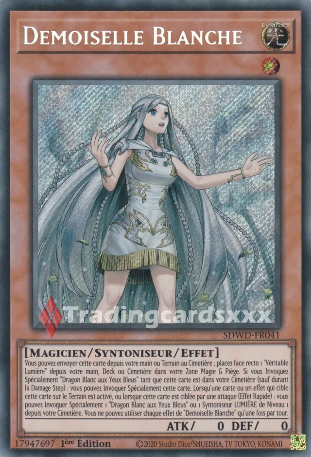 Yu-Gi-Oh! Demoiselle Blanche SDWD-FR041 carte
