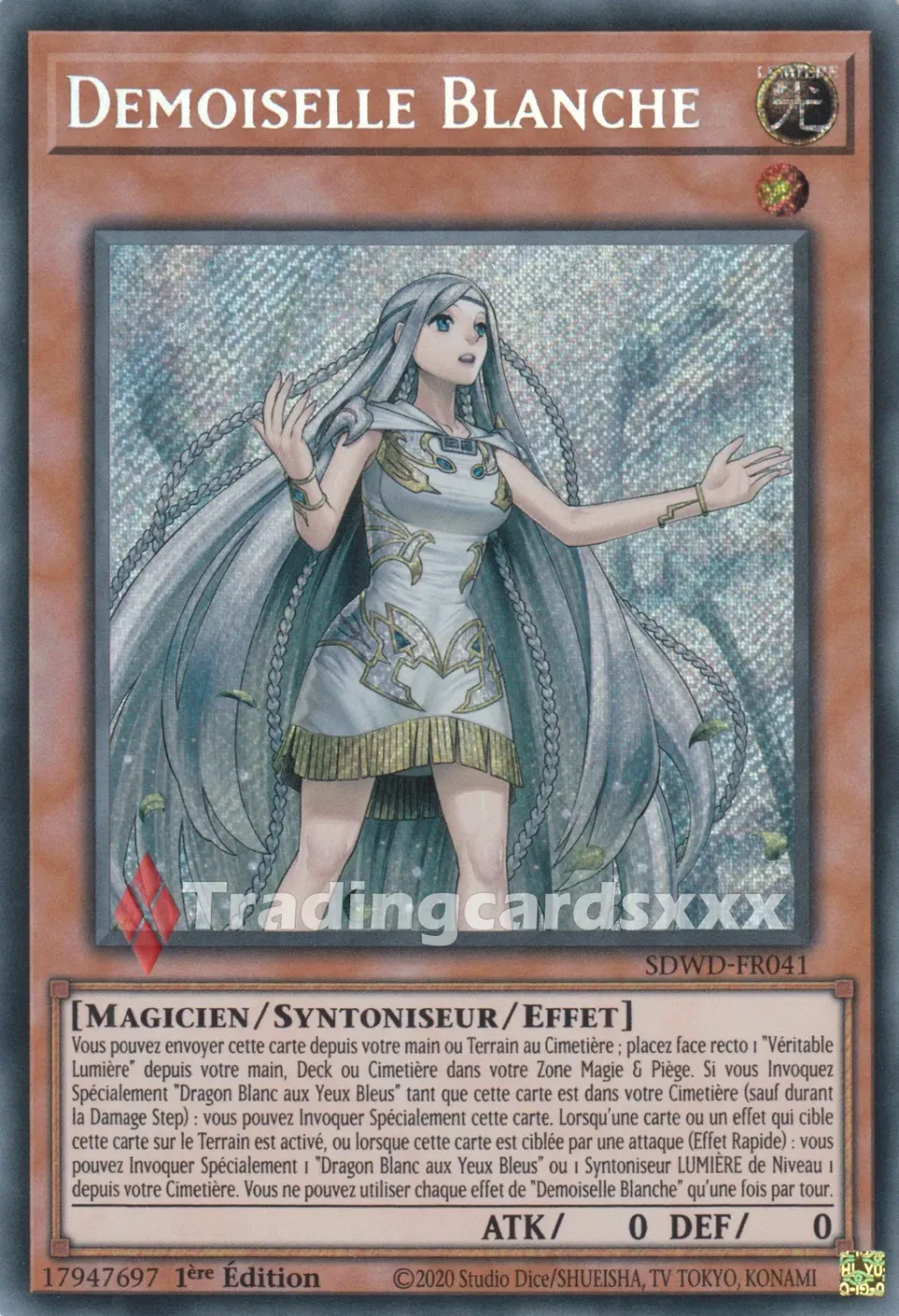 Yu-Gi-Oh! Demoiselle Blanche SDWD-FR041 carte