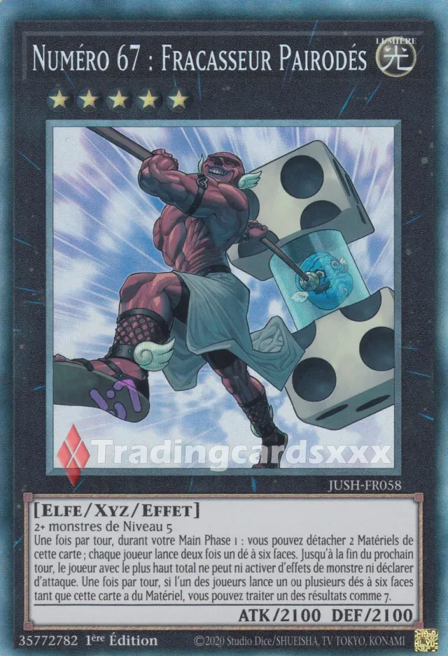 Yu-Gi-Oh! Numéro 67 : Fracasseur Pairodés carte française