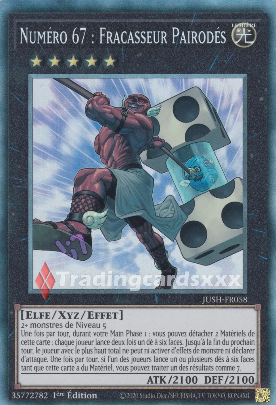 Yu-Gi-Oh! Numéro 67 : Fracasseur Pairodés carte française