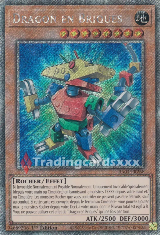 Yu-Gi-Oh! Dragon en Briques carte à l’unité