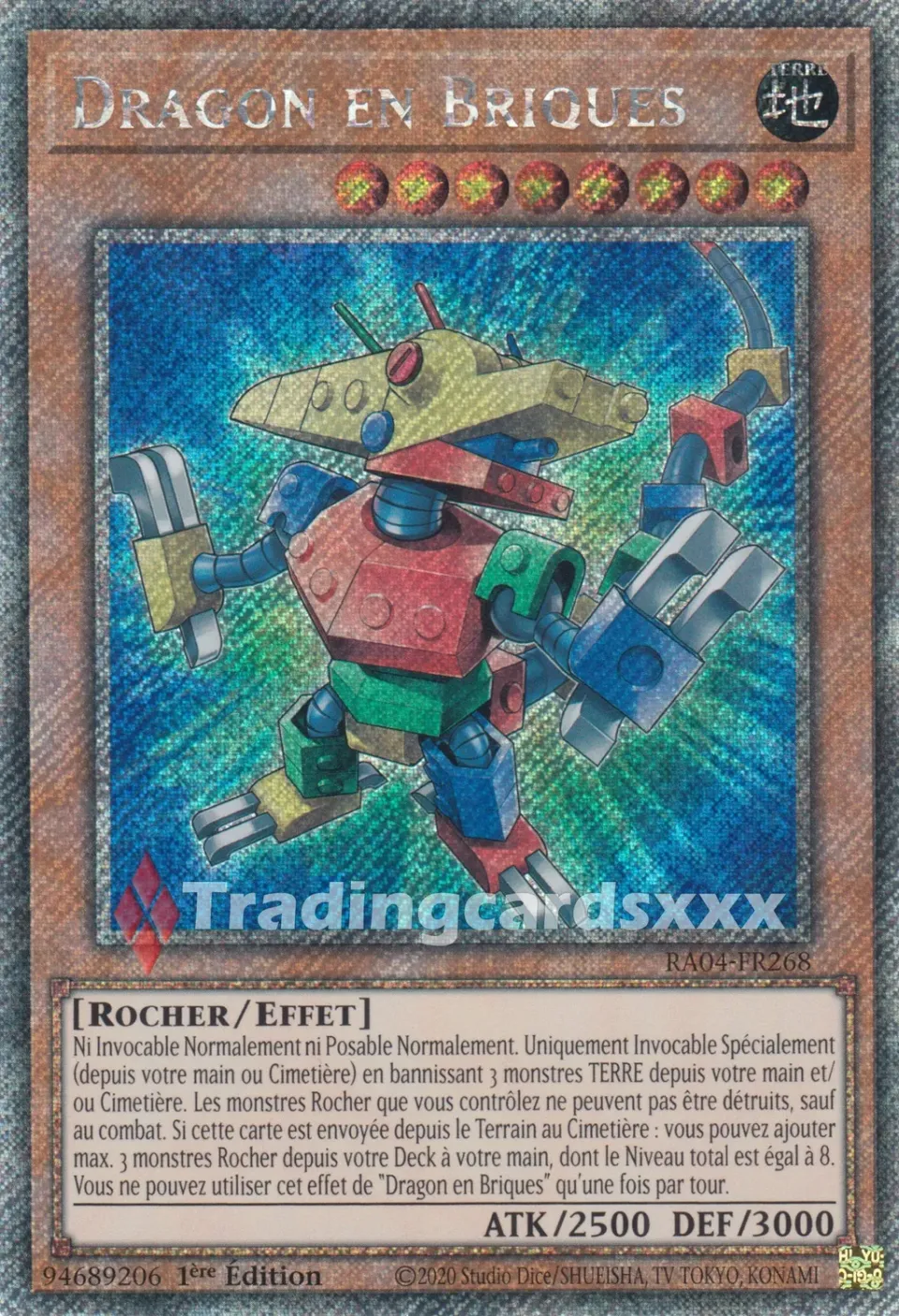 Yu-Gi-Oh! Dragon en Briques carte à l’unité