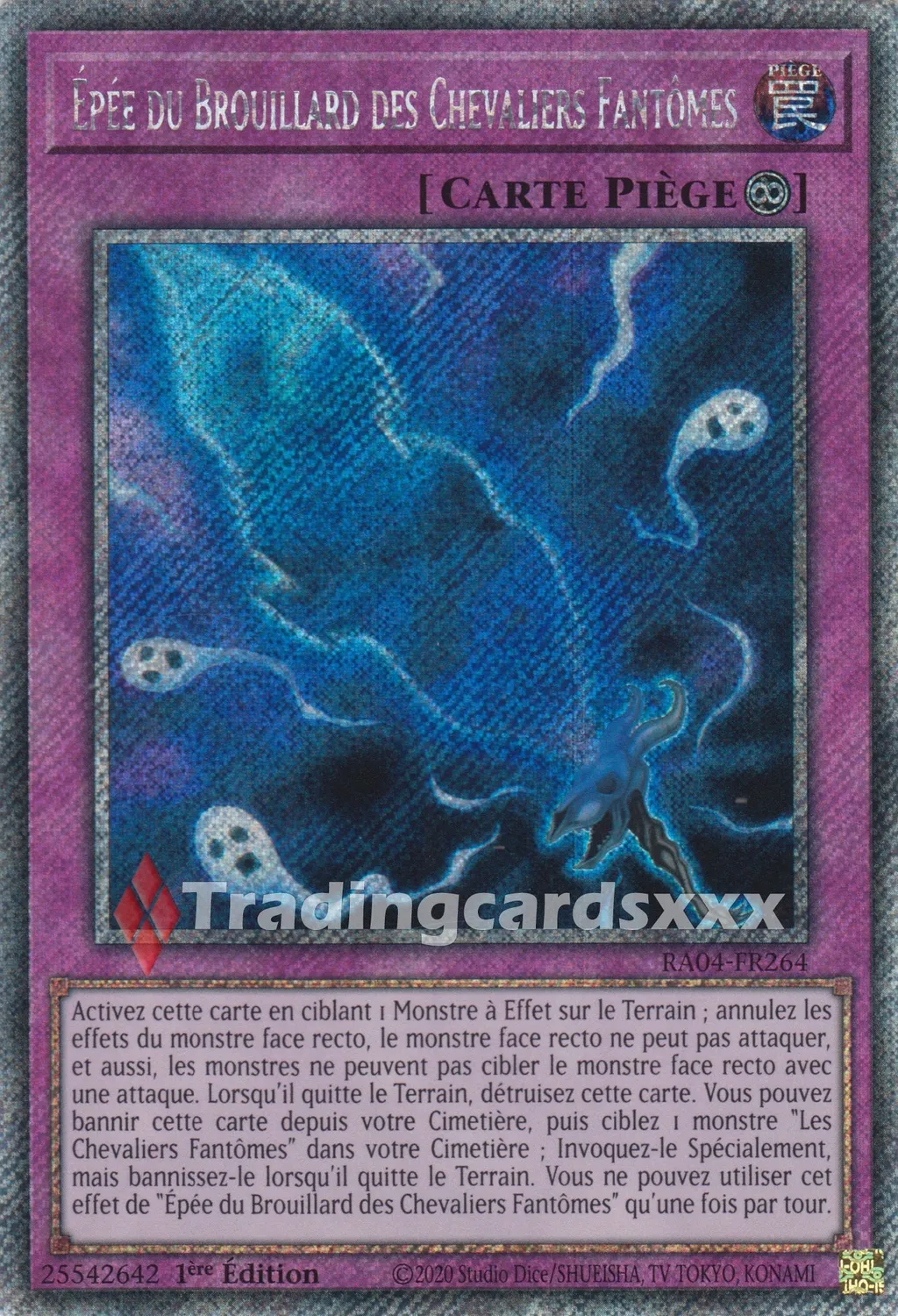 Yu-Gi-Oh! Épée du Brouillard des Chevaliers Fantômes RA04-FR264 carte
