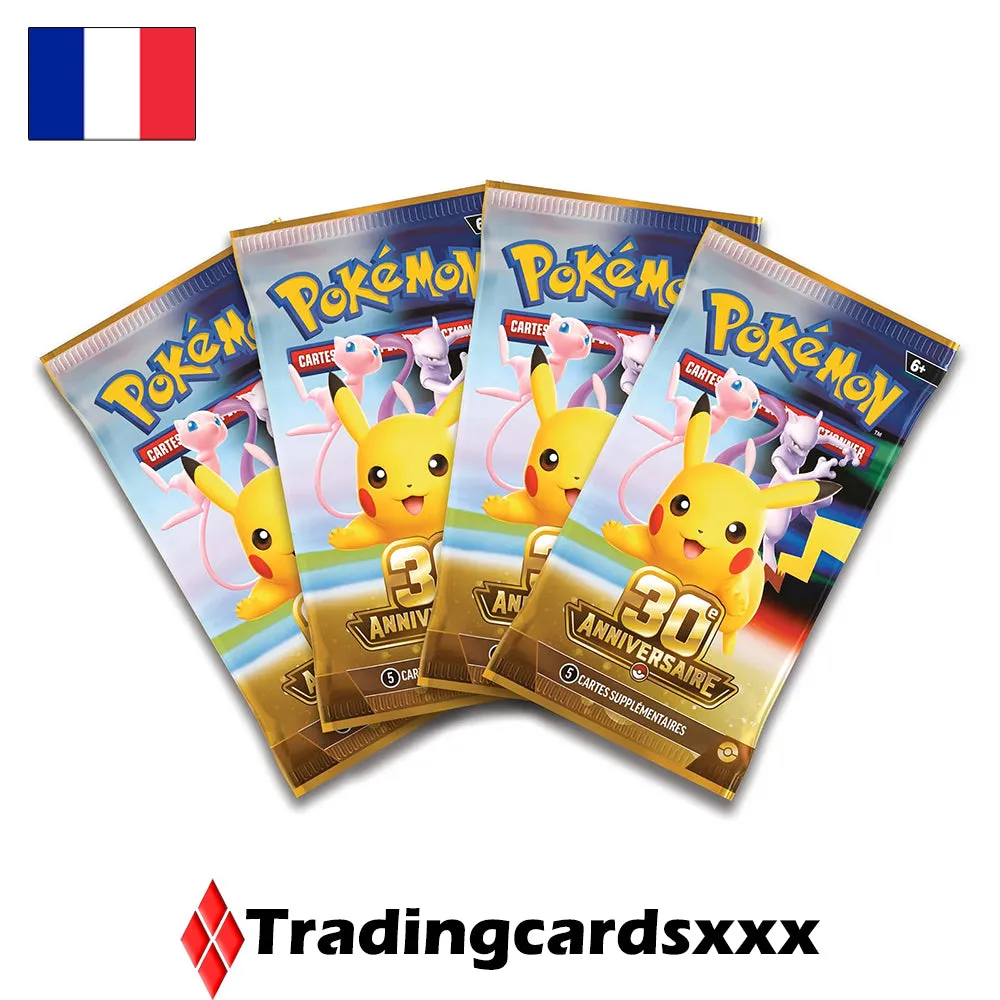 Pokémon 30e Anniversaire ME05.5 pokébox 4 boosters