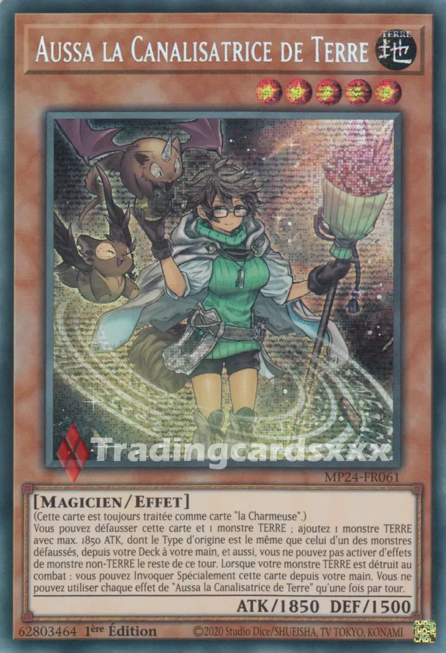 Yu-Gi-Oh! Aussa la Canalisatrice de Terre carte PSE MP24-FR061