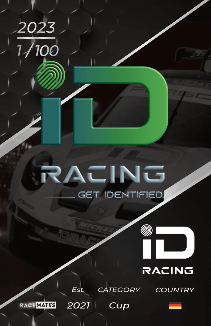 RACEMATES ID Racing carte à collectionner