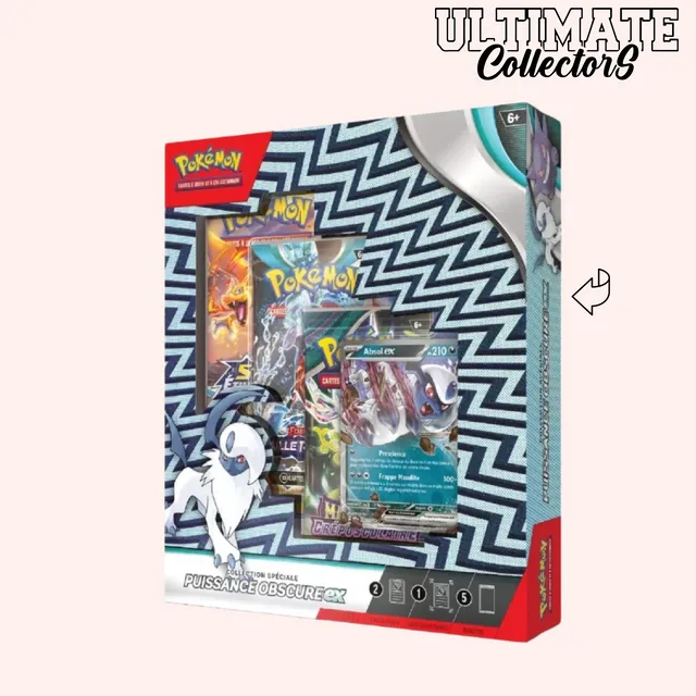 Pokémon Puissance Obscure ex collection 5 boosters FR