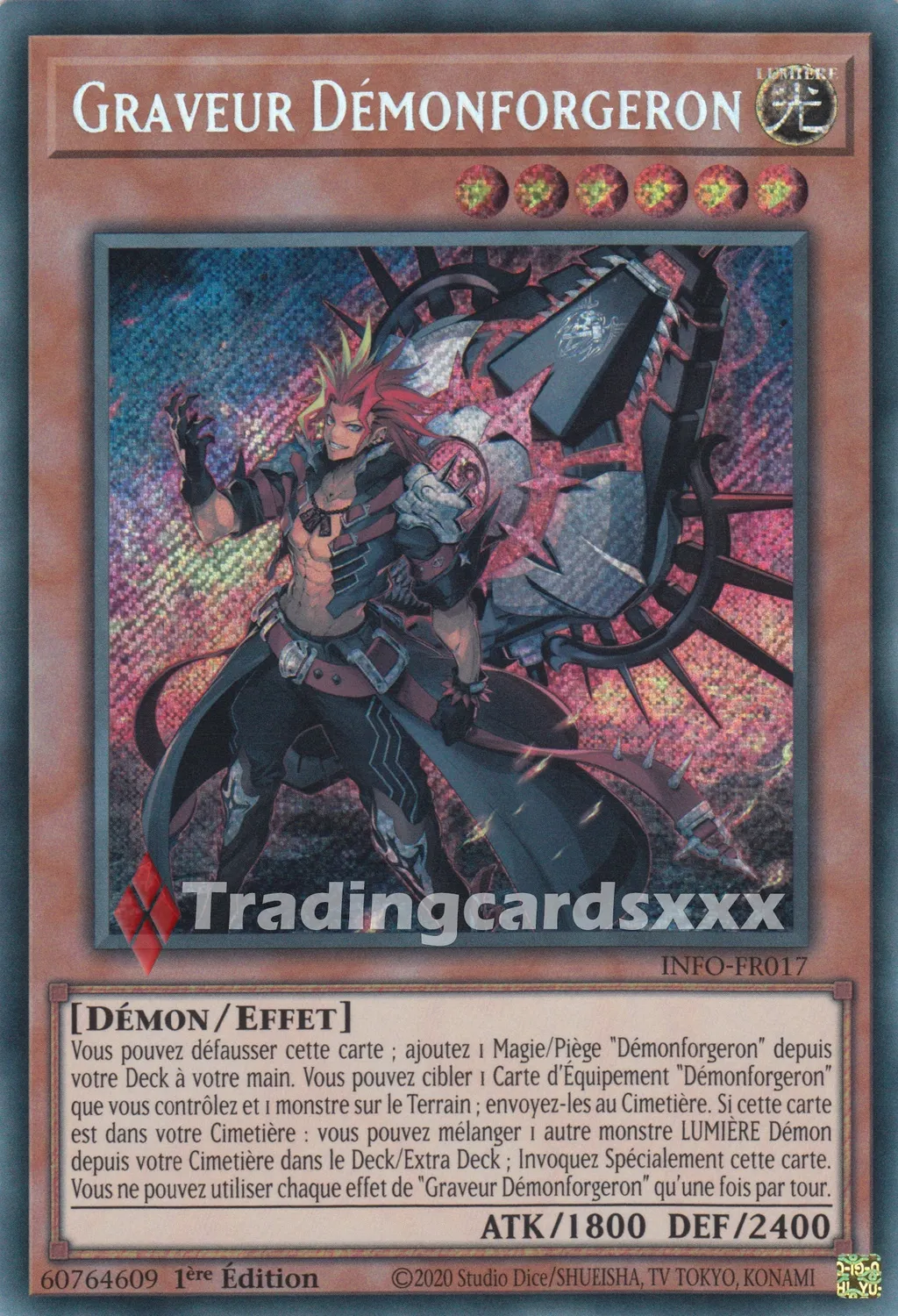 Yu-Gi-Oh! Graveur Démonforgeron carte à l’unité