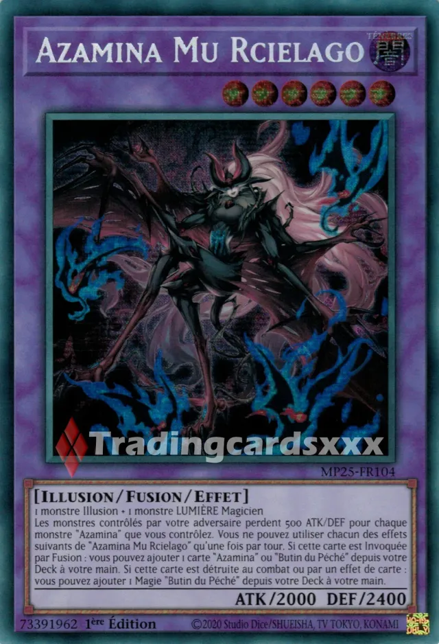 Yu-Gi-Oh! Azamina Mu Rcielago carte 1ère édition