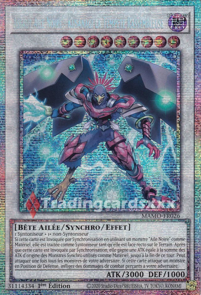 Yu-Gi-Oh! Monstres Fantastiques Kusanagi MAMO-FR026 carte Starlight