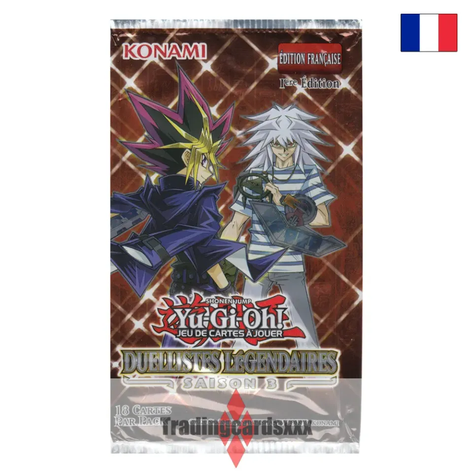Yu-Gi-Oh! Duellistes Légendaires Saison 3 booster 18 cartes