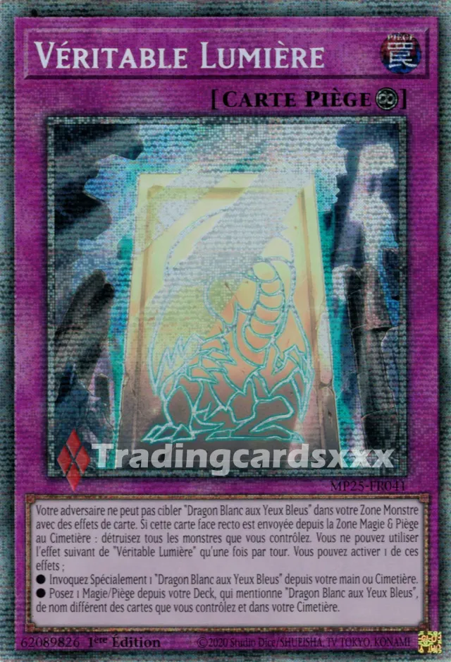 Yu-Gi-Oh! Véritable Lumière MP25-FR041 carte Starlight Rare