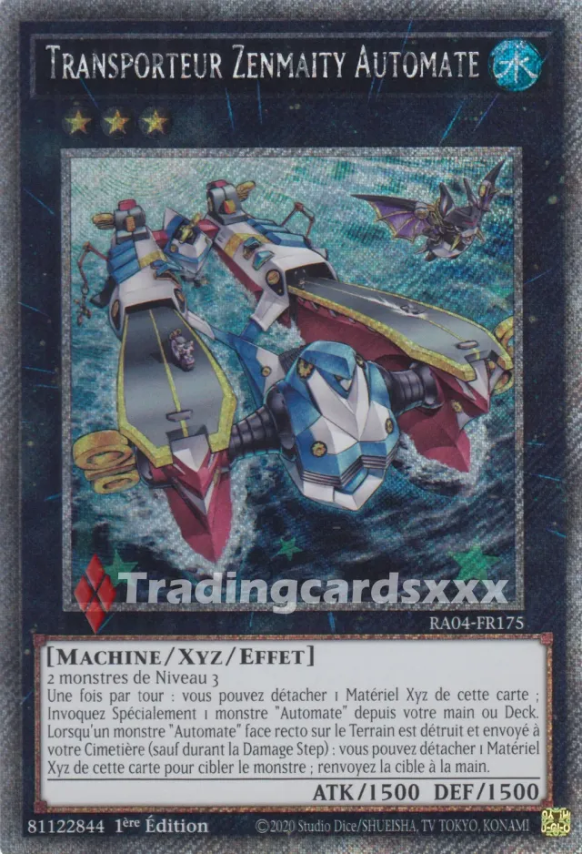 Yu-Gi-Oh! Transporteur Zenmaity Automate carte
