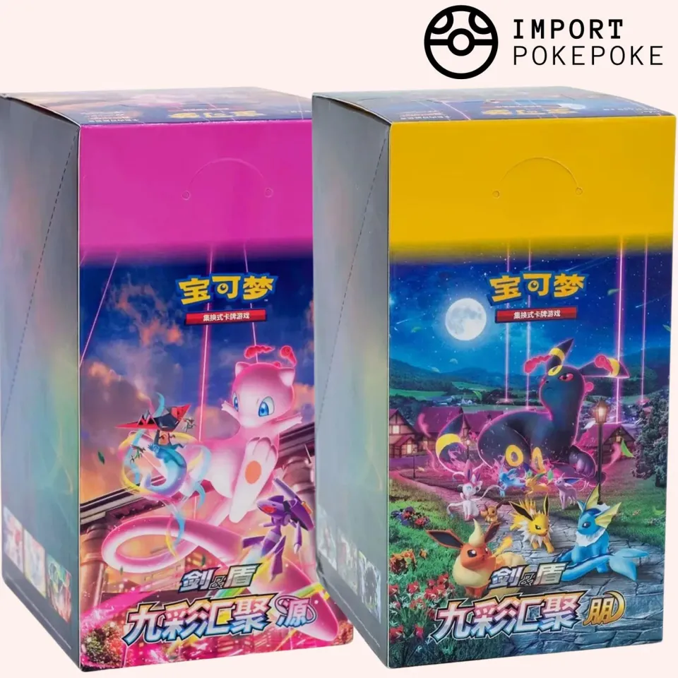 Pokémon Nine Colors Gathering CS4AC+CS4BC Display Duo Chinois Scellé