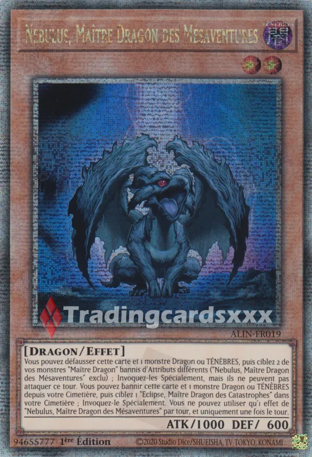 Yu-Gi-Oh! Nebulus Maître Dragon ALIN-FR019 carte française