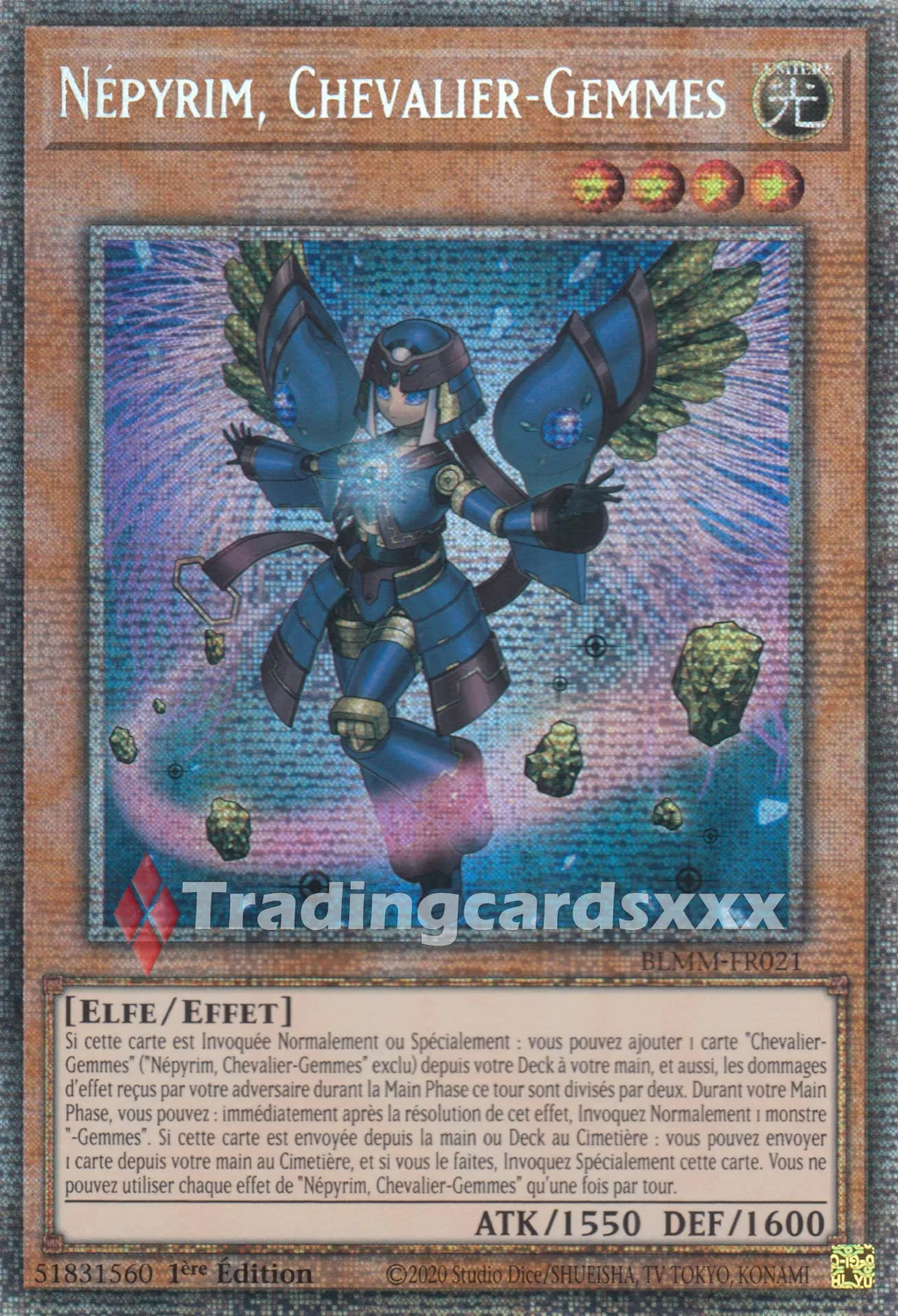 Yu-Gi-Oh! Chevalier-Gemmes Népyrim carte