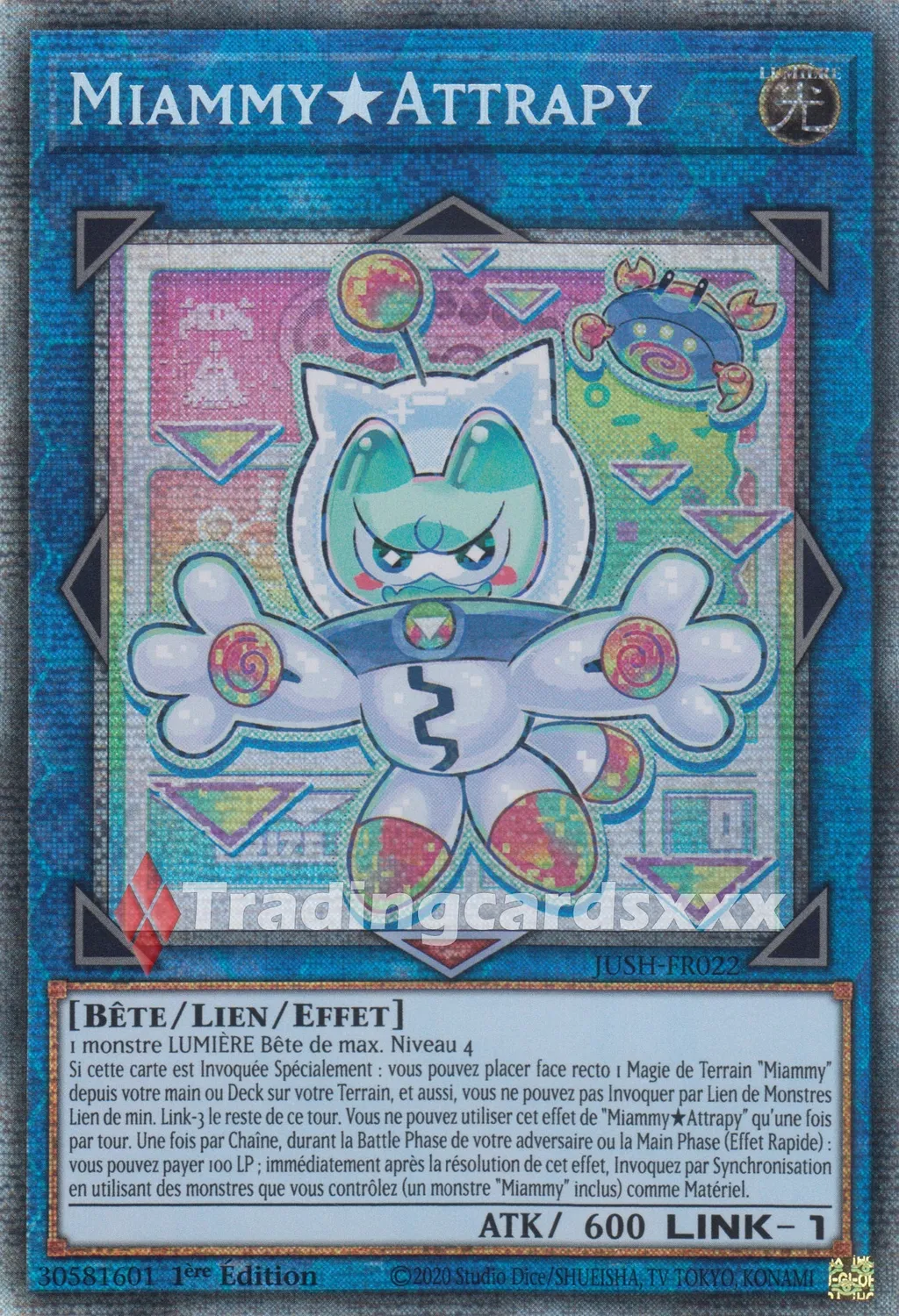 Yu-Gi-Oh! Chasseurs de Justice Miammy Attrapy JUSH-FR022 carte