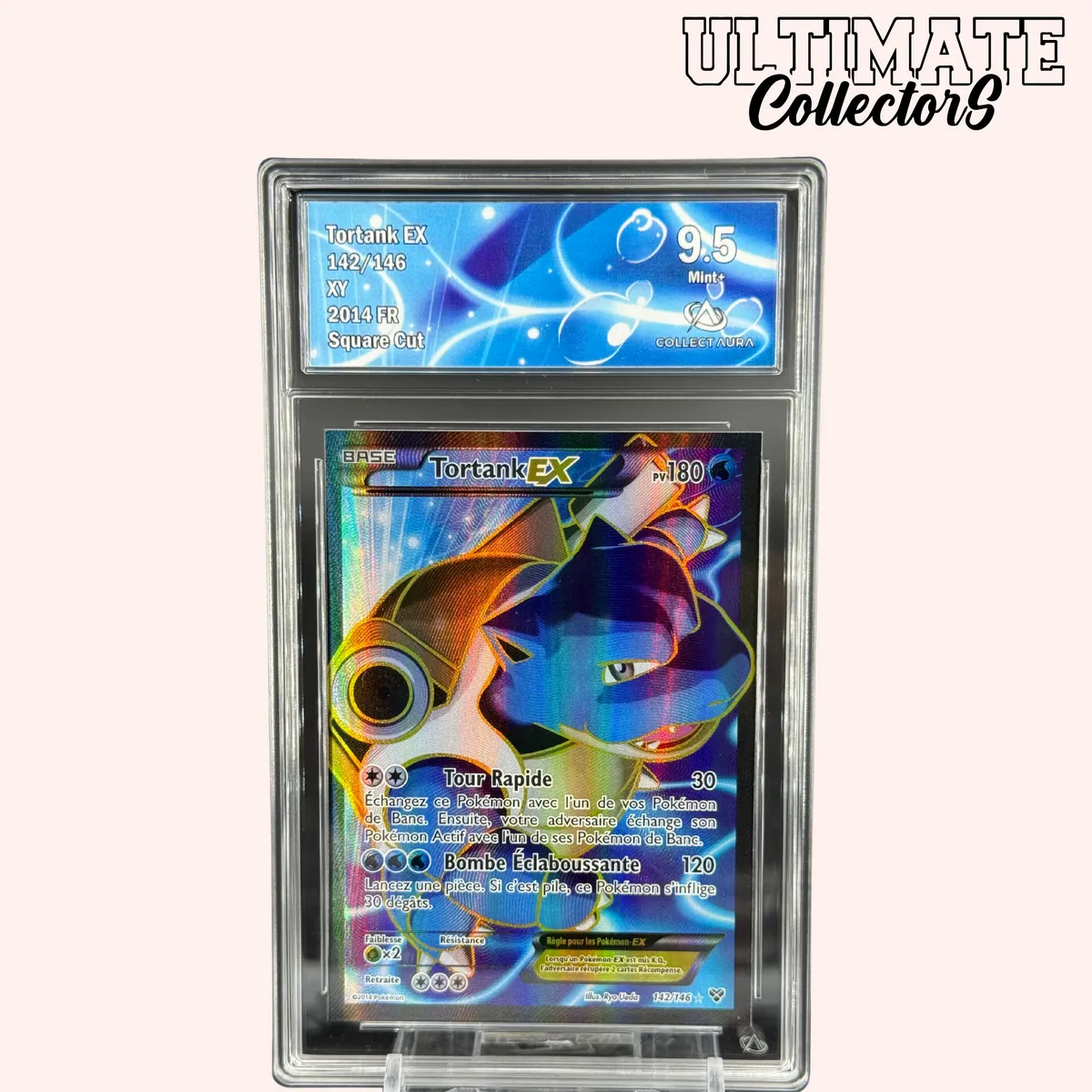 Pokémon XY Tortank ex 142/146 carte Square Cut française