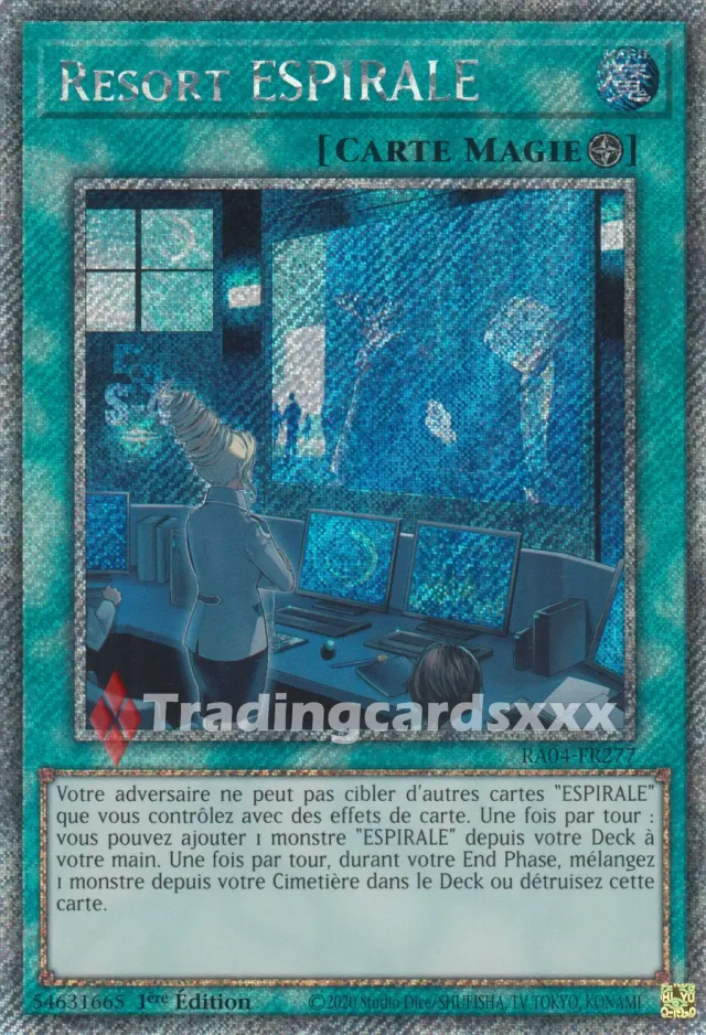 Yu-Gi-Oh! Resort ESPIRALE RA04-FR277 Carte Française