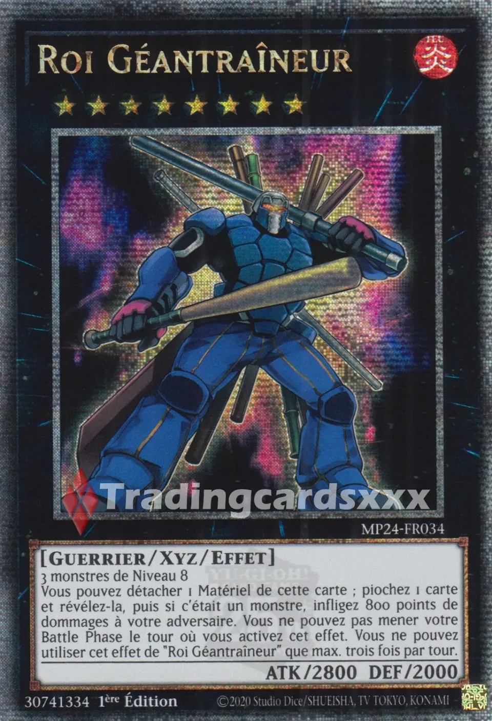 Yu-Gi-Oh! Roi Géantraîneur carte à l’unité QCSE MP24-FR034 française
