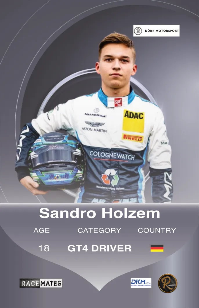 Racemates Sandro Holzem carte collector GT4