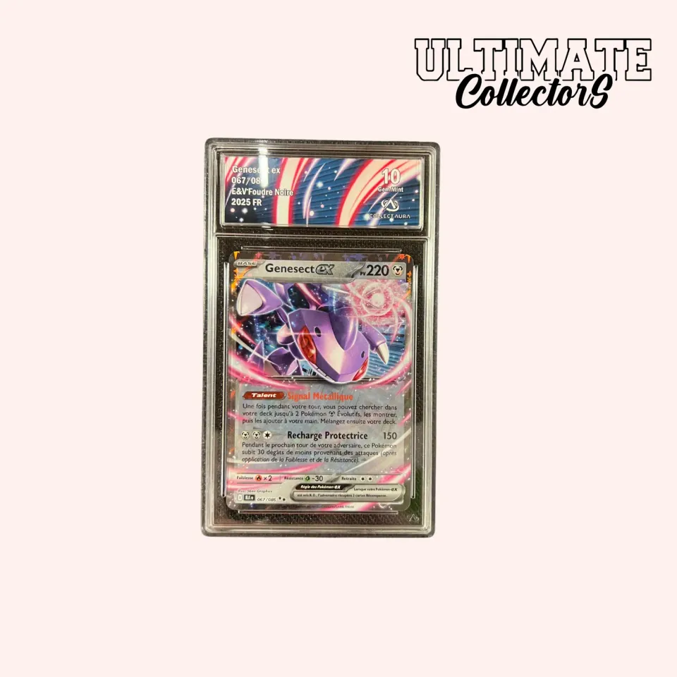 Pokémon Foudre Noire Genesect EX 067/086 carte FR