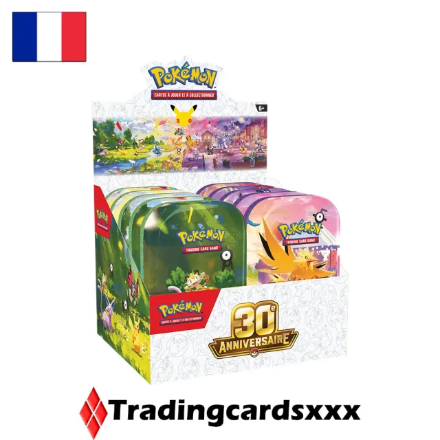 Pokémon 30e Anniversaire ME05.5 Display 10 Mini Tin VF