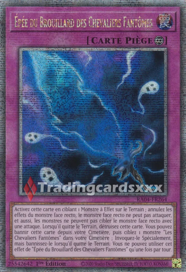 Yu-Gi-Oh! Épée du Brouillard des Chevaliers Fantômes RA04-FR264 carte