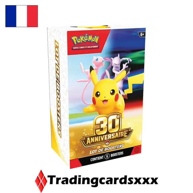 Pokémon 30e Anniversaire ME05.5 lot 6 boosters français