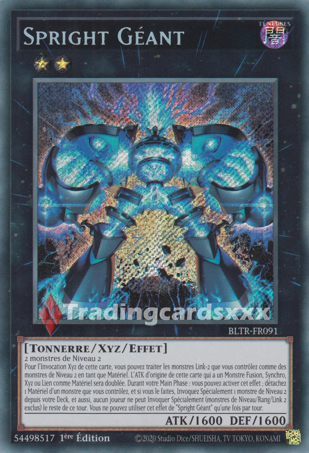 Yu-Gi-Oh! Spright Géant carte française