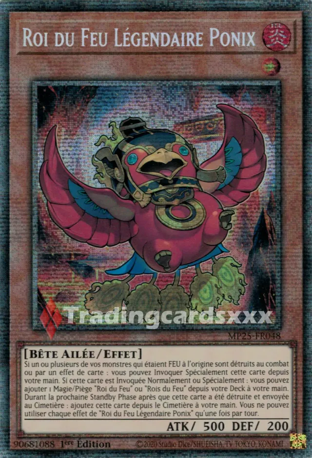 Yu-Gi-Oh! Méga-Pack Roi du Feu Ponix MP25-FR048 carte STAR