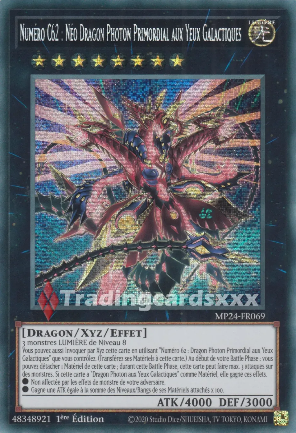 Yu-Gi-Oh! Miroirs du Duel Néo Dragon Photon MP24-FR069 carte PSE