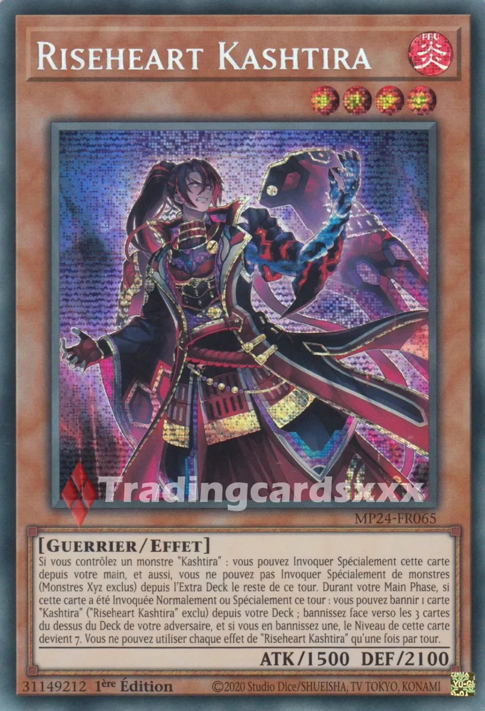 Yu-Gi-Oh! Riseheart Kashtira MP24-FR065 carte PSE