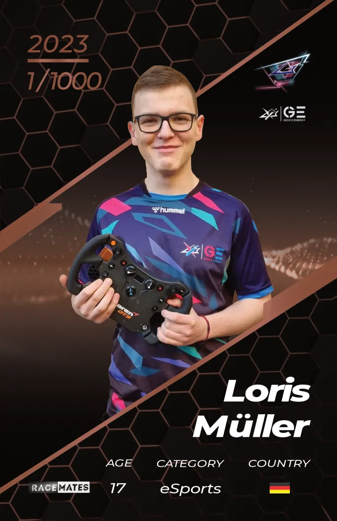 RACEMATES Loris Müller carte à collectionner blockchain