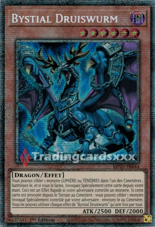 Yu-Gi-Oh! Bystial Druiswurm carte STAR MP25-FR044 française