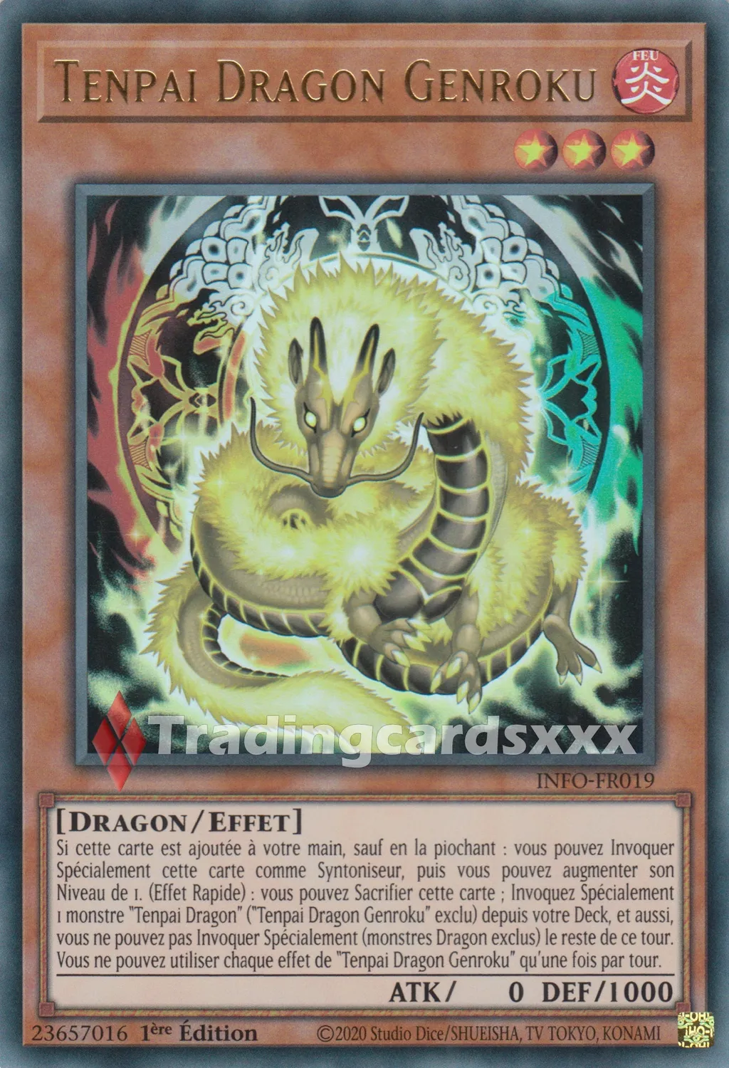 Yu-Gi-Oh! Tenpai Dragon Genroku carte