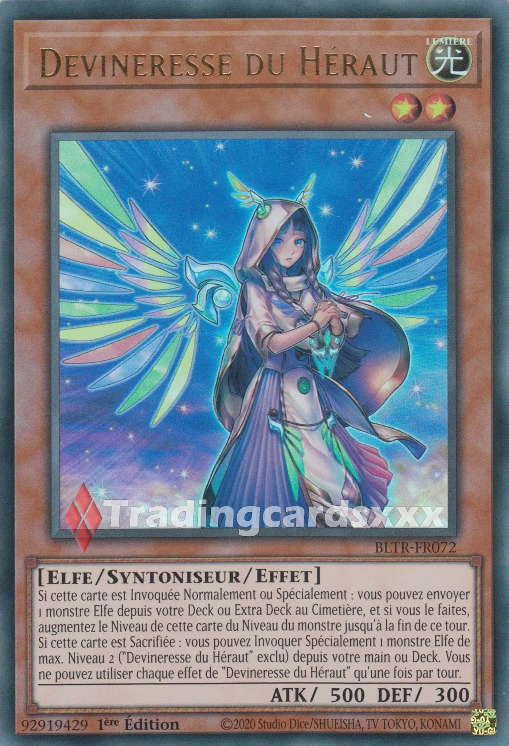 Yu-Gi-Oh! Devineresse du Héraut BLTR-FR072 carte 1ère édition