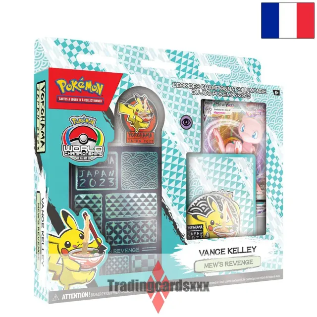 Pokémon Championnats du Monde 2023 Mew's Revenge Deck Mew VMAX 60 cartes
