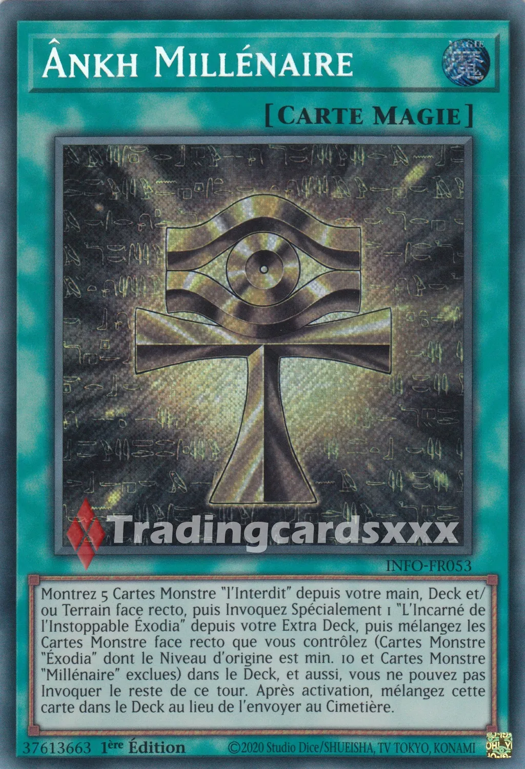 Yu-Gi-Oh! Ânkh Millénaire carte à l'unité