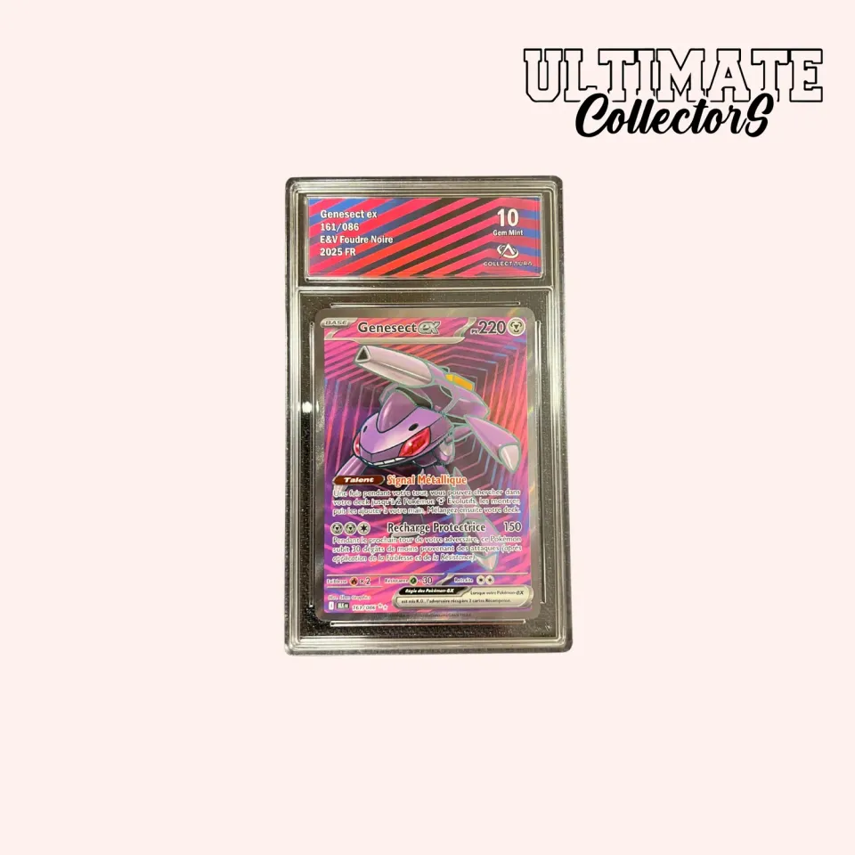 Pokémon Foudre Noire Genesect EX 161/086 carte française