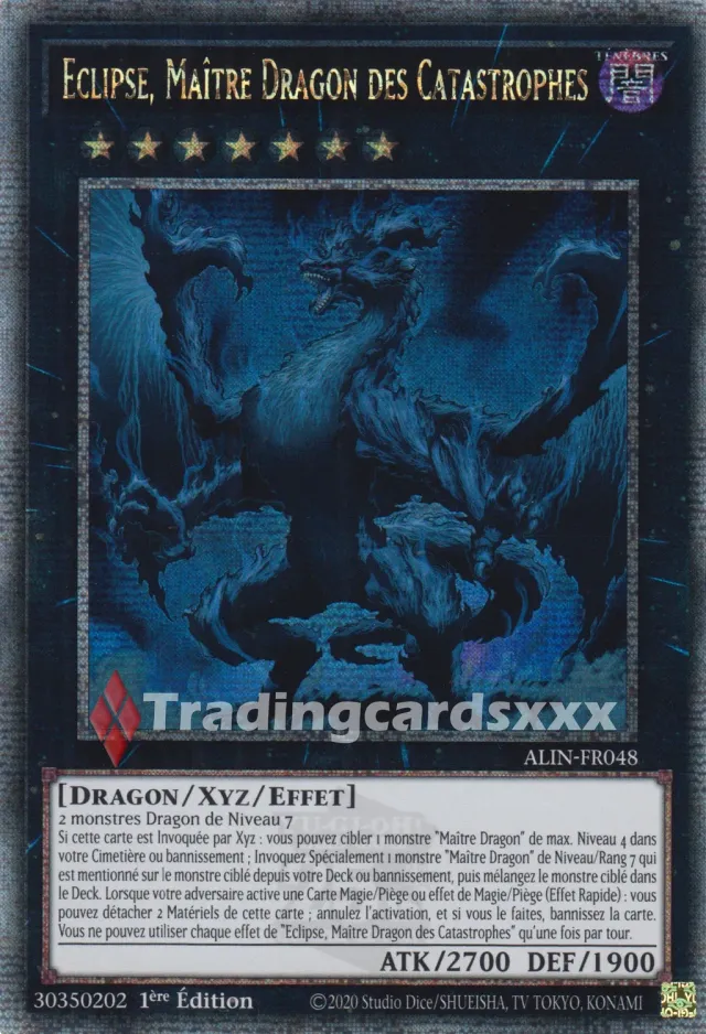 Yu-Gi-Oh! Eclipse, Maître Dragon des Catastrophes carte QCSE