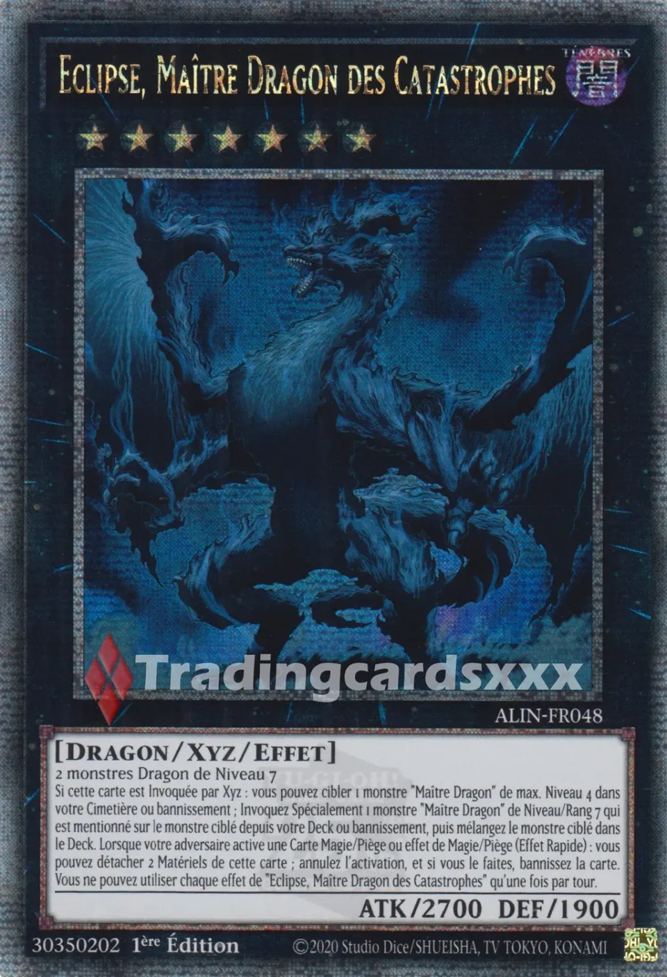 Yu-Gi-Oh! Eclipse, Maître Dragon des Catastrophes carte QCSE