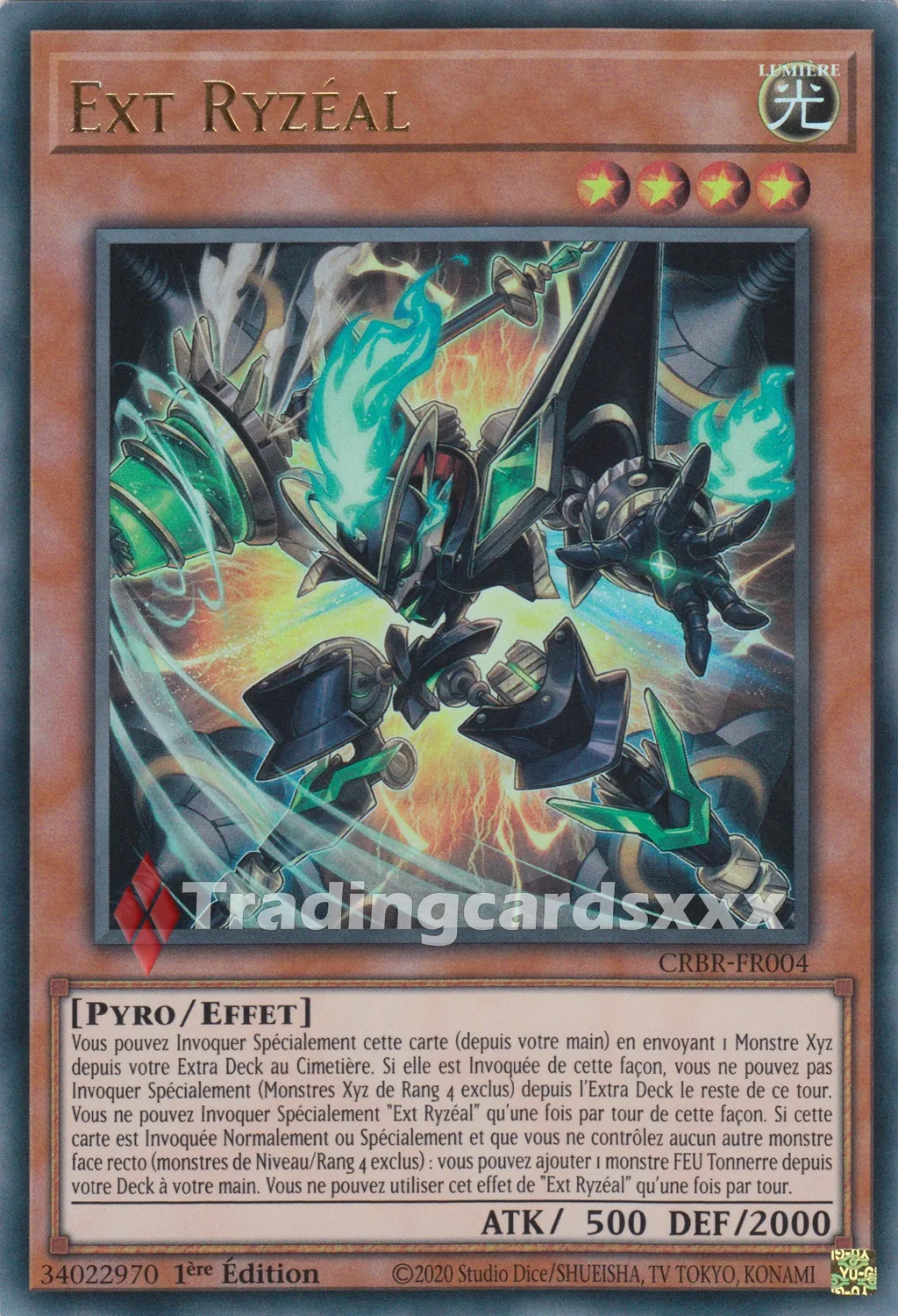 Yu-Gi-Oh! Ext Ryzéal carte