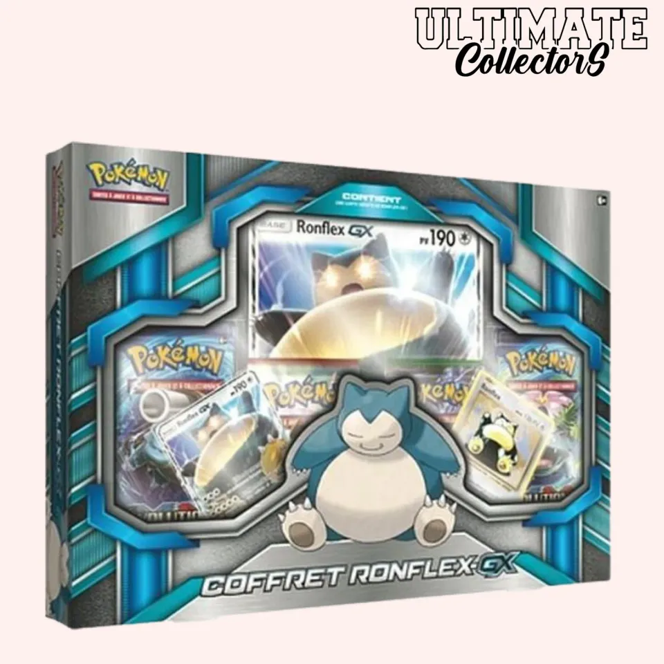 Pokémon XY Ronflex-GX coffret 4 boosters français scellé