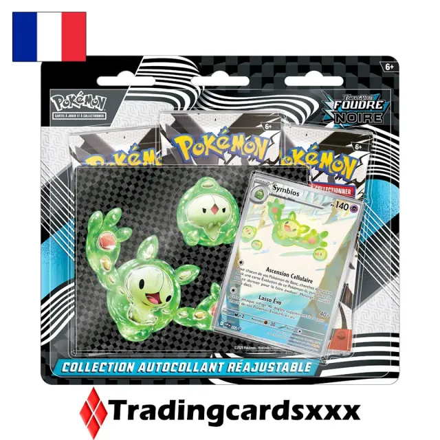 Pokémon EV10.5 Foudre Noire collection autocollants Symbios