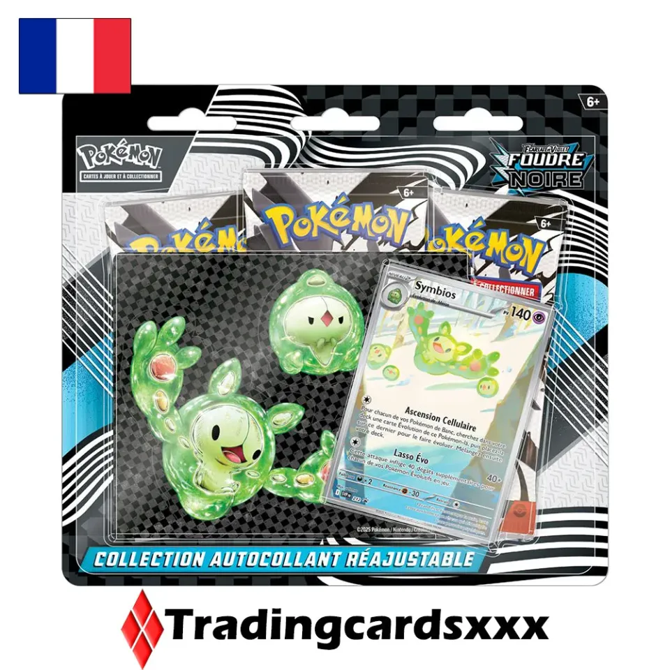 Pokémon EV10.5 Foudre Noire collection autocollants Symbios